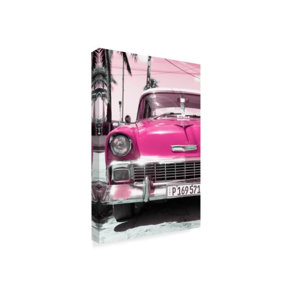 Philippe Hugonnard 'Pink Chevy Classic Car' Canvas Art,30x47